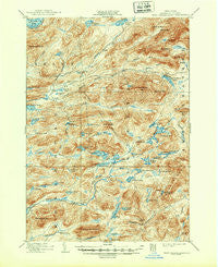West Canada Lakes New York Historical topographic map, 1:62500 scale, 15 X 15 Minute, Year 1903