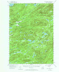 West Canada Lakes New York Historical topographic map, 1:62500 scale, 15 X 15 Minute, Year 1954