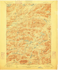 West Canada Lakes New York Historical topographic map, 1:62500 scale, 15 X 15 Minute, Year 1903
