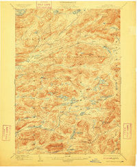 West Canada Lakes New York Historical topographic map, 1:62500 scale, 15 X 15 Minute, Year 1903