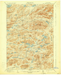 West Canada Lakes New York Historical topographic map, 1:62500 scale, 15 X 15 Minute, Year 1903