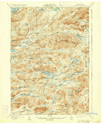 West Canada Lakes New York Historical topographic map, 1:62500 scale, 15 X 15 Minute, Year 1903