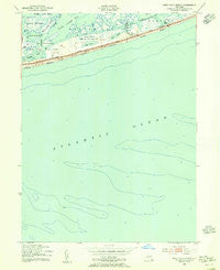 West Gilgo Beach New York Historical topographic map, 1:24000 scale, 7.5 X 7.5 Minute, Year 1954
