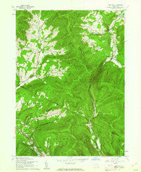 West Kill New York Historical topographic map, 1:24000 scale, 7.5 X 7.5 Minute, Year 1960