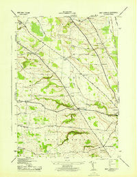 West Lowville New York Historical topographic map, 1:31680 scale, 7.5 X 7.5 Minute, Year 1943