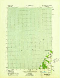 West Ninemile Point New York Historical topographic map, 1:31680 scale, 7.5 X 7.5 Minute, Year 1943