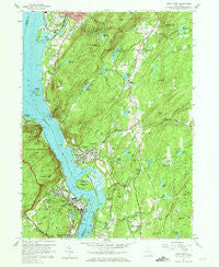 West Point New York Historical topographic map, 1:24000 scale, 7.5 X 7.5 Minute, Year 1957