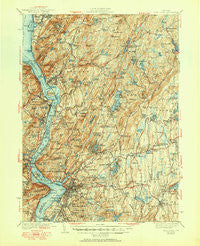 West Point New York Historical topographic map, 1:62500 scale, 15 X 15 Minute, Year 1941