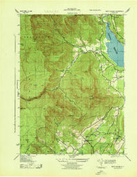 West Shokan New York Historical topographic map, 1:31680 scale, 7.5 X 7.5 Minute, Year 1943