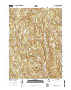West Bainbridge New York Current topographic map, 1:24000 scale, 7.5 X 7.5 Minute, Year 2016