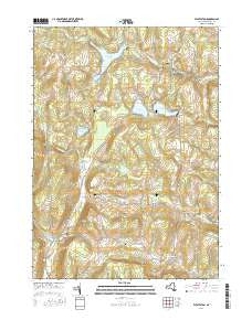West Eaton New York Current topographic map, 1:24000 scale, 7.5 X 7.5 Minute, Year 2016
