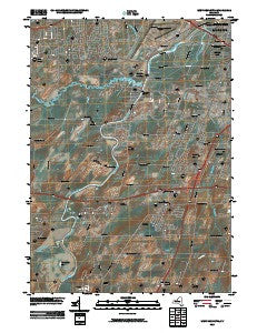 West Henrietta New York Historical topographic map, 1:24000 scale, 7.5 X 7.5 Minute, Year 2010