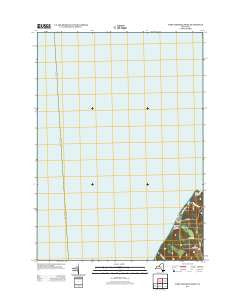 West Ninemile Point New York Historical topographic map, 1:24000 scale, 7.5 X 7.5 Minute, Year 2013
