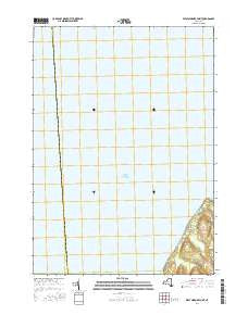 West Ninemile Point New York Current topographic map, 1:24000 scale, 7.5 X 7.5 Minute, Year 2016