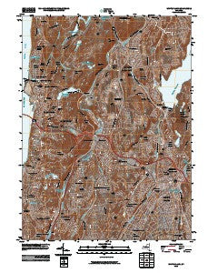 White Plains New York Historical topographic map, 1:24000 scale, 7.5 X 7.5 Minute, Year 2010