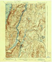 Whitehall New York Historical topographic map, 1:62500 scale, 15 X 15 Minute, Year 1902