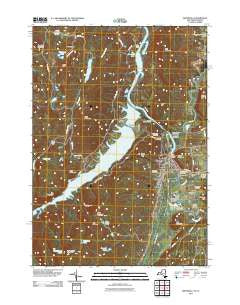 Whitehall New York Historical topographic map, 1:24000 scale, 7.5 X 7.5 Minute, Year 2011