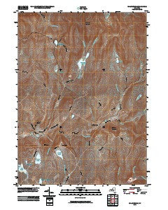 Willowemoc New York Historical topographic map, 1:24000 scale, 7.5 X 7.5 Minute, Year 2010