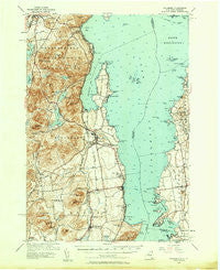 Willsboro New York Historical topographic map, 1:62500 scale, 15 X 15 Minute, Year 1956