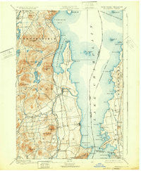 Willsboro New York Historical topographic map, 1:62500 scale, 15 X 15 Minute, Year 1895