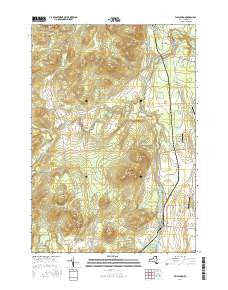 Willsboro New York Current topographic map, 1:24000 scale, 7.5 X 7.5 Minute, Year 2016