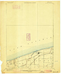 Wilson New York Historical topographic map, 1:62500 scale, 15 X 15 Minute, Year 1900