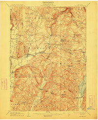Winfield New York Historical topographic map, 1:62500 scale, 15 X 15 Minute, Year 1907