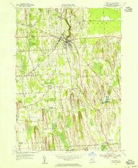 Wolcott New York Historical topographic map, 1:24000 scale, 7.5 X 7.5 Minute, Year 1953