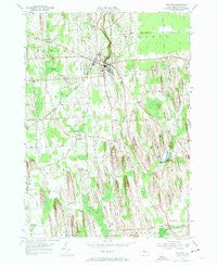 Wolcott New York Historical topographic map, 1:24000 scale, 7.5 X 7.5 Minute, Year 1953