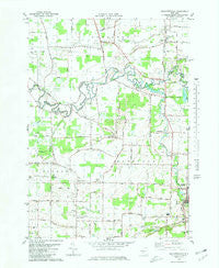 Wolcottsville New York Historical topographic map, 1:25000 scale, 7.5 X 7.5 Minute, Year 1980