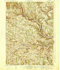 Woodhull New York Historical topographic map, 1:62500 scale, 15 X 15 Minute, Year 1926