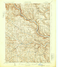 Woodhull New York Historical topographic map, 1:62500 scale, 15 X 15 Minute, Year 1926