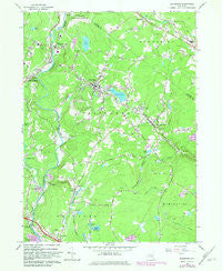 Woodridge New York Historical topographic map, 1:24000 scale, 7.5 X 7.5 Minute, Year 1966