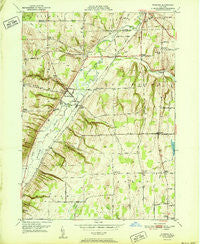 Wyoming New York Historical topographic map, 1:24000 scale, 7.5 X 7.5 Minute, Year 1951