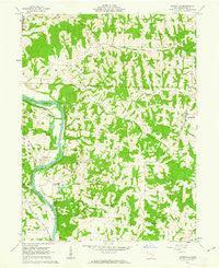Adamsville Ohio Historical topographic map, 1:24000 scale, 7.5 X 7.5 Minute, Year 1962