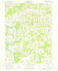 Adamsville Ohio Historical topographic map, 1:24000 scale, 7.5 X 7.5 Minute, Year 1962