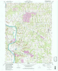 Adamsville Ohio Historical topographic map, 1:24000 scale, 7.5 X 7.5 Minute, Year 1994