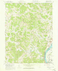 Addison Ohio Historical topographic map, 1:24000 scale, 7.5 X 7.5 Minute, Year 1960