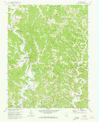 Aid Ohio Historical topographic map, 1:24000 scale, 7.5 X 7.5 Minute, Year 1972