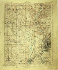 Akron Ohio Historical topographic map, 1:62500 scale, 15 X 15 Minute, Year 1905