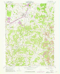 Albany Ohio Historical topographic map, 1:24000 scale, 7.5 X 7.5 Minute, Year 1960