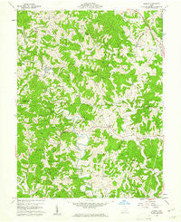 Alfred Ohio Historical topographic map, 1:24000 scale, 7.5 X 7.5 Minute, Year 1960