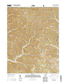 Allensville Ohio Historical topographic map, 1:24000 scale, 7.5 X 7.5 Minute, Year 2013