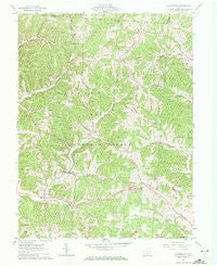 Allensville Ohio Historical topographic map, 1:24000 scale, 7.5 X 7.5 Minute, Year 1961