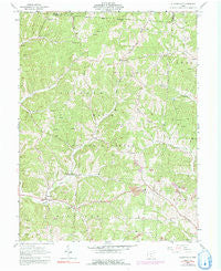 Allensville Ohio Historical topographic map, 1:24000 scale, 7.5 X 7.5 Minute, Year 1961