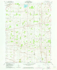 Alvada Ohio Historical topographic map, 1:24000 scale, 7.5 X 7.5 Minute, Year 1960