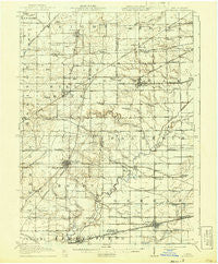 Alvordton Ohio Historical topographic map, 1:62500 scale, 15 X 15 Minute, Year 1913