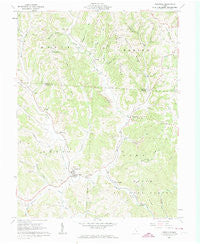 Amesville Ohio Historical topographic map, 1:24000 scale, 7.5 X 7.5 Minute, Year 1960