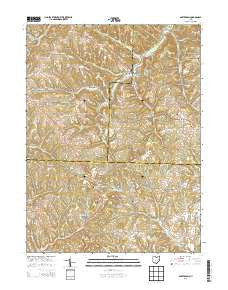 Amsterdam Ohio Historical topographic map, 1:24000 scale, 7.5 X 7.5 Minute, Year 2013