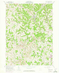 Amsterdam Ohio Historical topographic map, 1:24000 scale, 7.5 X 7.5 Minute, Year 1960